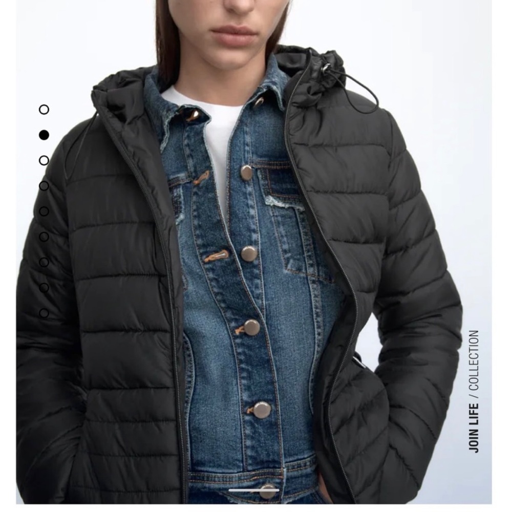 ZARA Puffer Hooded Jacket